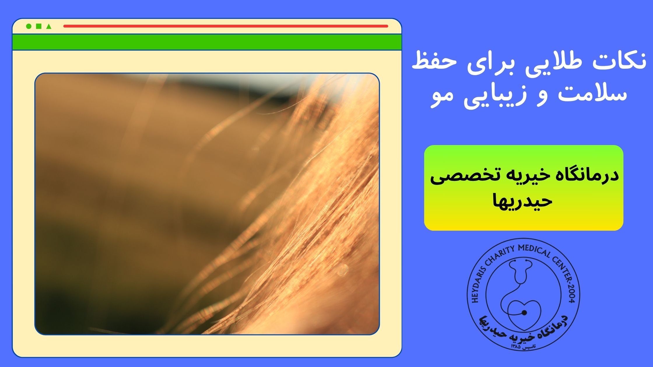 حفظ سلامت و زیبایی مو