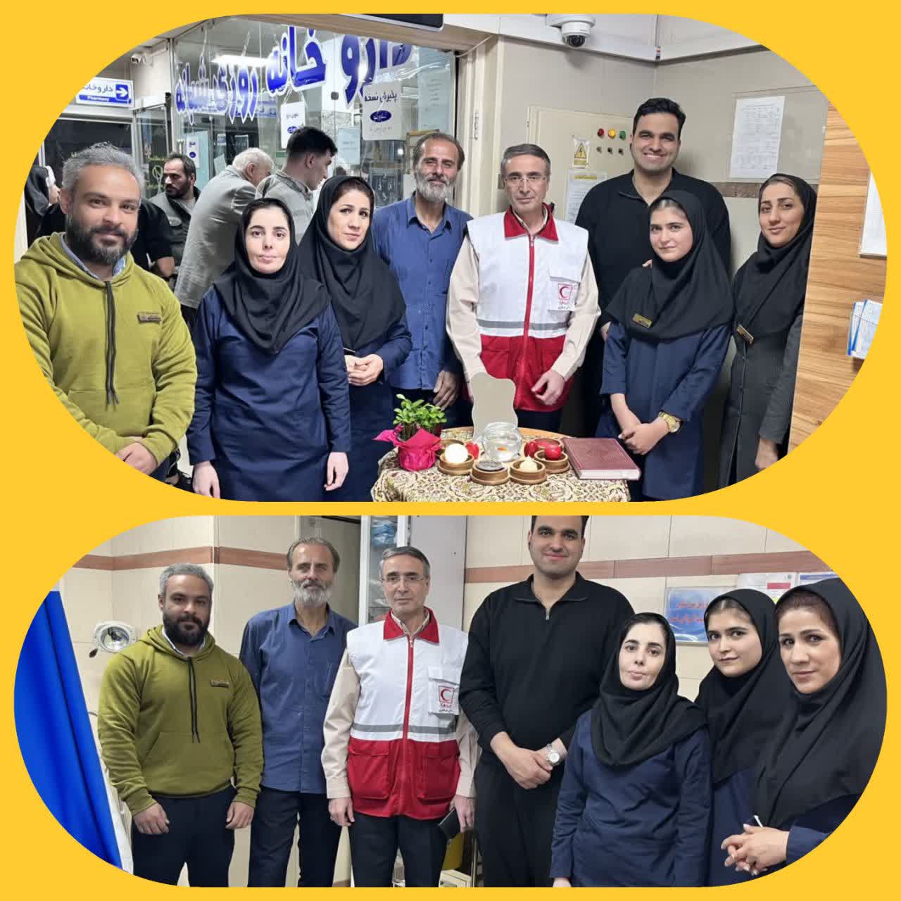 فعالیت درمانگاه در هنگام تحویل سال 1405